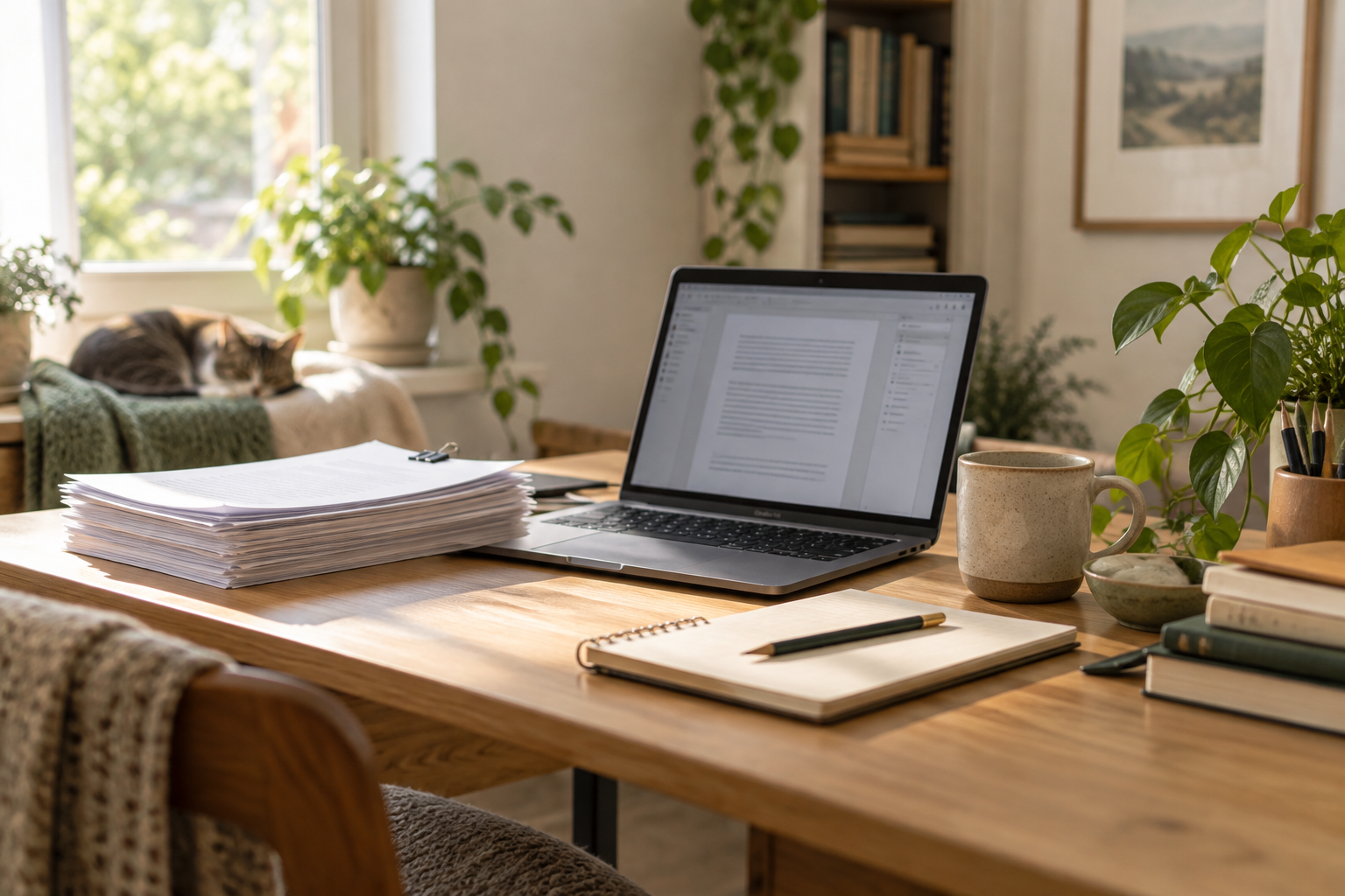 How to Finish Your First Draft with AI Help and a Realistic Writing Routine